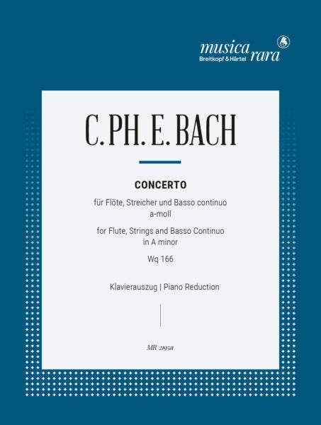 Bach, CPE Flute Concerto in A minor Wq 166