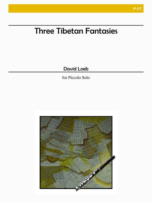 Loeb, D - Three Tibetan Fantasies Piccolo Solo (Alry)