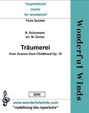 Schumann, R. Träumerei -for flute quintet