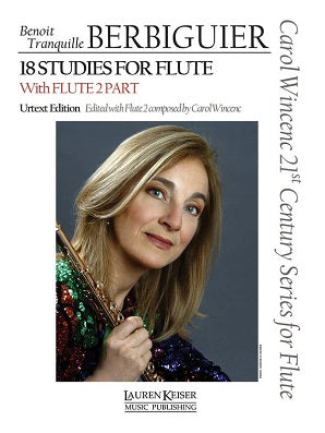 Berbiguier ,Benoit Tranquille - 18 Studies for Flute