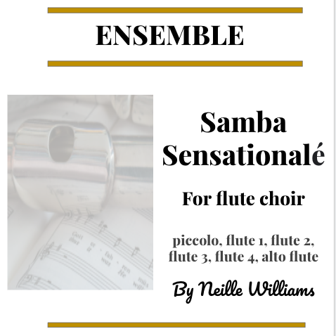 Williams, N - Samba Sensationalé For flute choir (Digital Download)
