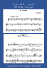 Lyrical Violin Legends by Karen North (ed.)
