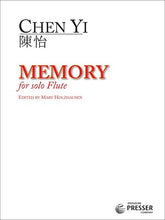 Yi ,Chen - Memory for solo flute