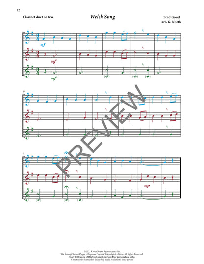 The Young Clarinet Player  Beginner Duets & Trios