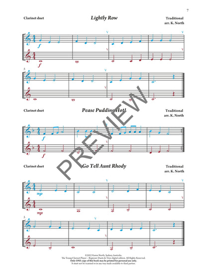 The Young Clarinet Player  Beginner Duets & Trios