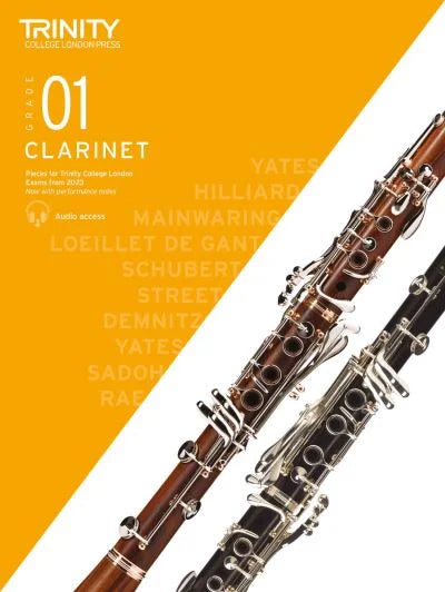 Trinity Clarinet Exam Pieces from 2023 Grade 1 Score/Part
