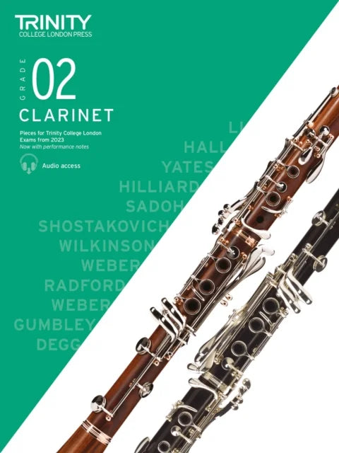 Trinity Clarinet Exam Pieces from 2023 Grade 2 Score/Part