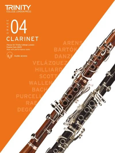 Trinity Clarinet Exam Pieces from 2023 Grade 4 Score/Part