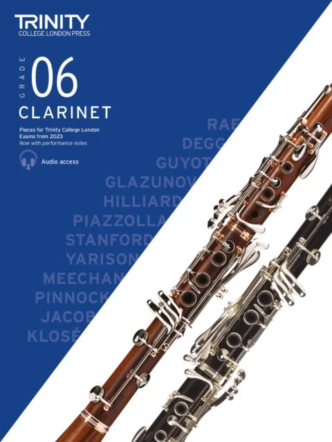 Trinity Clarinet Exam Pieces from 2023 Grade 6 Score/Part