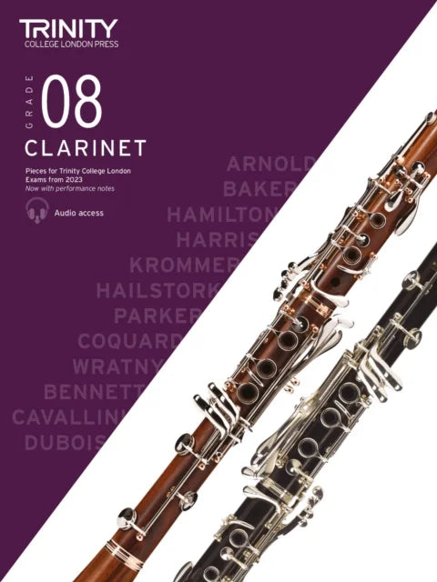 Trinity Clarinet Exam Pieces from 2023 Grade 8 Score/Part