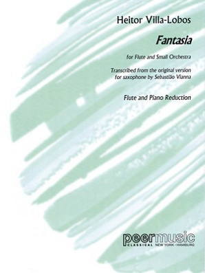 Villa-Lobos - Fantasia for Flute and Small Orchestra - Flute and Piano transcription
