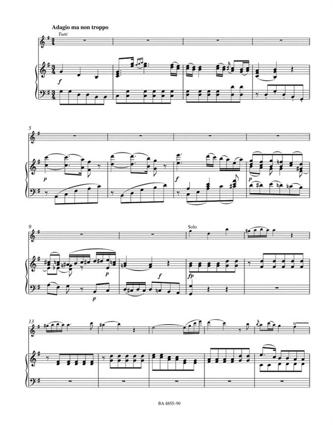 Mozart - Concerto for Flute and Orchestra D major K. 314