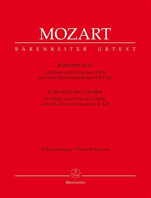 Mozart, WA - Concerto for Flute in G based on the Clarinet Concerto (K.622)