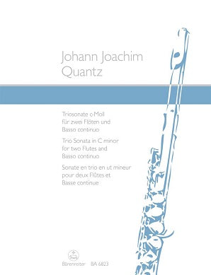 Quantz Johann Joachim	Trio Sonata in C minor. First edition.