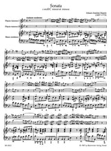 Quantz Johann Joachim	Trio Sonata in C minor. First edition.