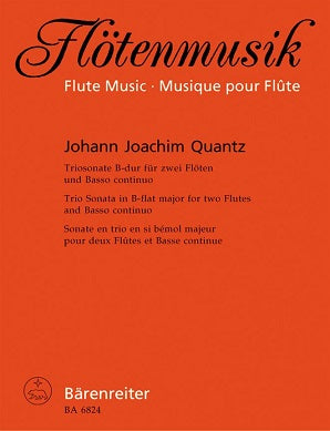 Quantz Johann Joachim	Trio Sonata in B-flat. First edition.