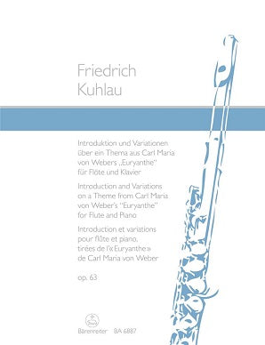 Kuhlau Daniel Frederik	Introduction & Variations Op.63 on a theme from Weber's Euryanthe