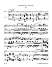 Kuhlau Daniel Frederik	Introduction & Variations Op.63 on a theme from Weber's Euryanthe
