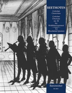 Beethoven Ludwig van	Coriolan Overture Op.62 arranged for Woodwind Quintet.