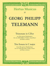 Telemann Georg Philipp	Trio Sonata in C (from Der getreue Musikmeister).