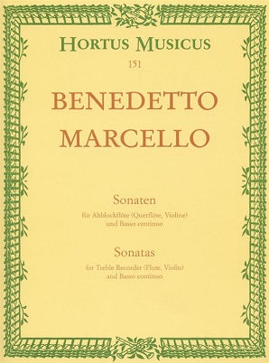 Marcello Benedetto	Sonatas from Op.2, Vol. 1: (No.1 F maj; No.2 D min).