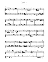 Boismortier Joseph Bodin de	Short Suites (6), from Op.27.