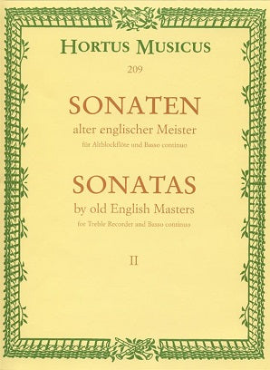 Various Composers 	Sonatas by Old English Masters, Vol.2. (Croft, Sonata D / Purcell, Sonata F / Valentine, Sonata B).