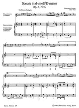 Cervetto Giacomo Basevi - Sonata in D minor, Op.3/6.