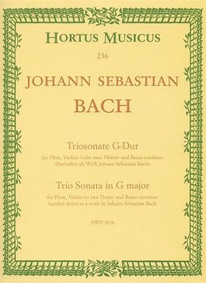 Bach Johann Sebastian - Trio Sonata in G (BWV 1038).