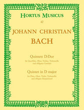 Bach Johann Christian	Quintet in D.