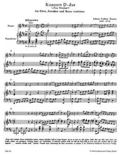 Quantz Johann Joachim - Concerto for Flute in D (Pour Potsdam). (Score)