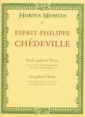Chedeville Esprit Philippe - Galant Duos (6).