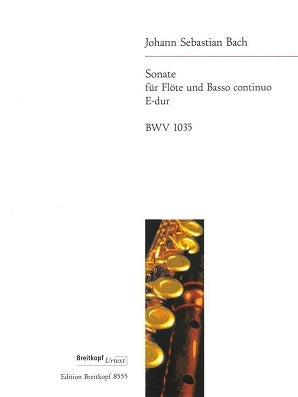 Bach JS - Sonata in E major BWV 1035 (Breitkopf)