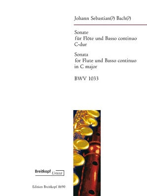 Bach JS - Sonata in C major BWV 1033 (Breitkopf)