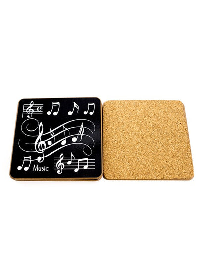 Four Musical Notes Coasters