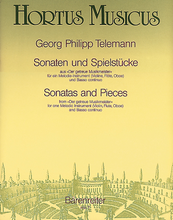 Telemann Georg Philipp - Sonatas and Pieces (from Der getreue Musikmeister) (TWV 41: a3, g5, d1, C1, E2, B4).