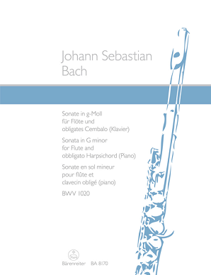 Bach JS - Sonata in G minor BWV 1020 (Was NMA77) Barenreiter