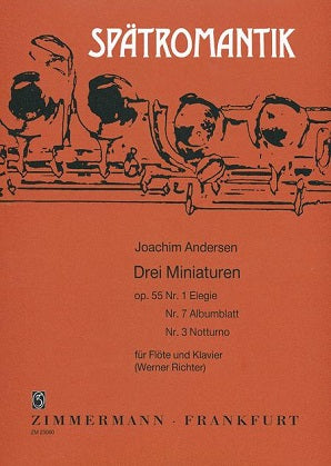Andersen, KJ - Miniatures (3) from Op. 55