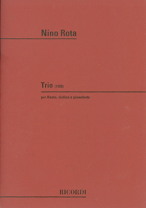 Rota, Nino - Trio for Fl, Vl & Pno (Ricordi)