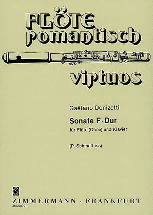 Donizetti - Sonata in F for flute and piano (Zimmerman)