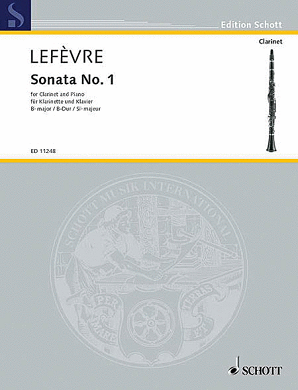 Lefevre, Jean-Xavier  -Sonata No. 1 from "Méthode de Clarinette" Clarinet and Piano