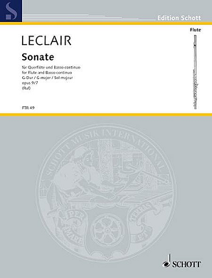 Leclair - Sonata Op 9 no 7 in G major  Flute/Basso Continuo
