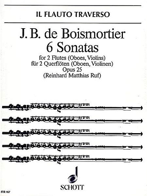 Boismortier - 6 Sonatas, Op. 25 for Two Flutes