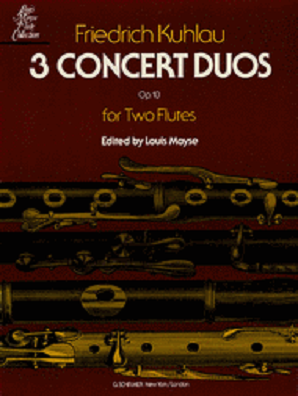 Kuhlau Friedrich -  3 Concert Duos, Op. 10b Flute