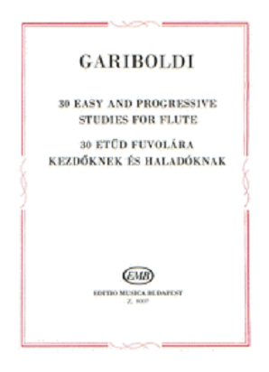 Gariboldi - 30 Easy and progressive studies for flute (EMB)