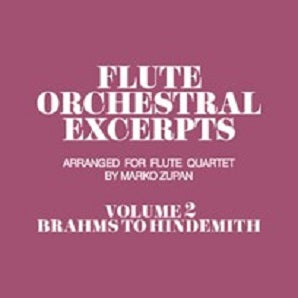 Flute Orchestral Excerpts Vol 2 for flute quartet