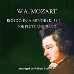 Mozart Stallman Rondo in A minor Two Flutes and Piano