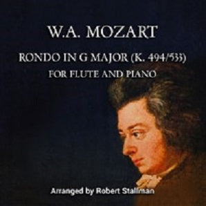 Mozart Stallman Rondo in G Major Two Flutes and Piano
