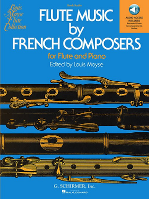 Flute music by French composers ed Moyse Flute/piano AUDIO ACCESS (Schrimer)