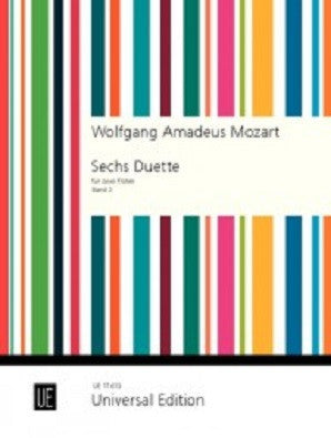 Mozart -  6 Duets for 2 flutes Vol 2 (Universal)